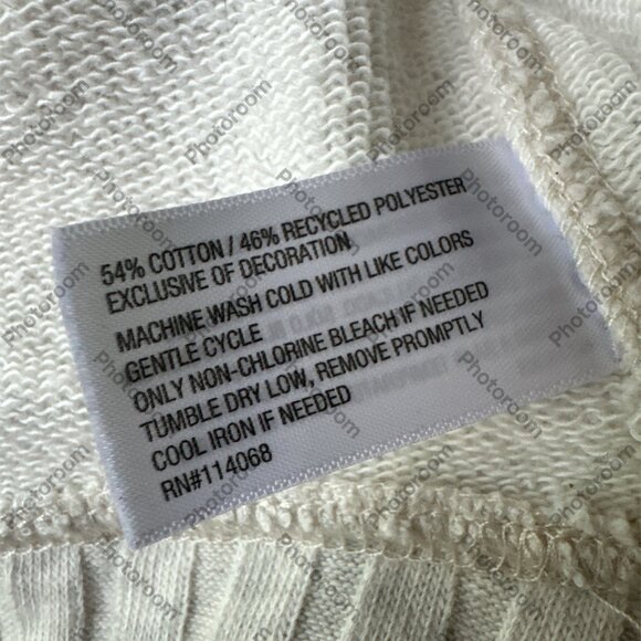 Evereve XSmall Heathered Light Gray Long Sleeve Crewneck Sweatshirt - Picture 5 of 6